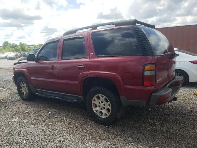 1GNEK13T85R102717 - 2005 CHEVROLET TAHOE K1500 BURGUNDY photo 2