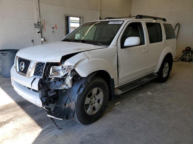 5N1AR18W07C615127 - 2007 NISSAN PATHFINDER LE WHITE photo 1