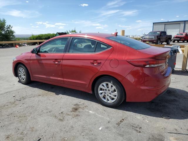 KMHD74LF3HU395814 - 2017 HYUNDAI ELANTRA SE RED photo 2