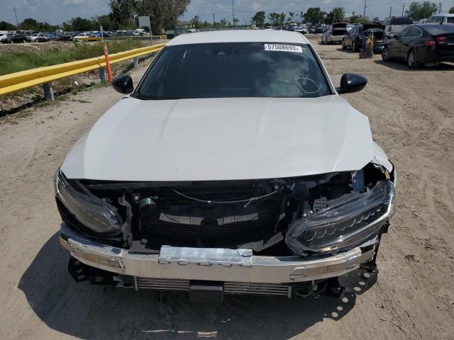 1HGCV1F32NA044512 - 2022 HONDA ACCORD SPORT WHITE photo 5