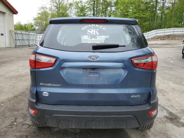MAJ6S3FL6NC474750 - 2022 FORD ECOSPORT S 蓝色 照片 6