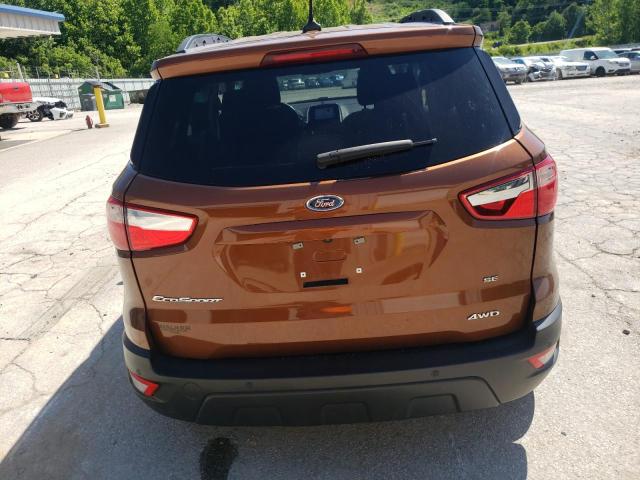 MAJ6S3GL6KC294887 - 2019 FORD ECOSPORT SE Brązowy zdjęcie 6