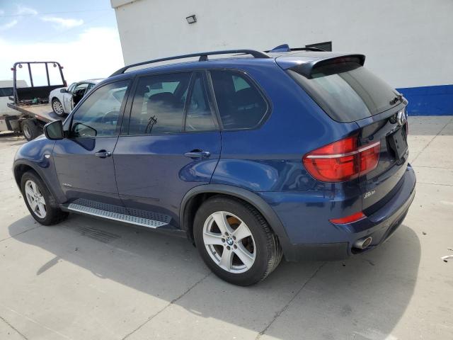 5UXZW0C59CL667082 - 2012 BMW X5 XDRIVE35D BLUE photo 2