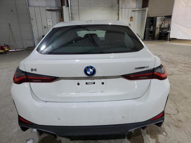 WBY73AW0XNFM42502 - 2022 BMW I4 EDRIVE 40 WHITE photo 6