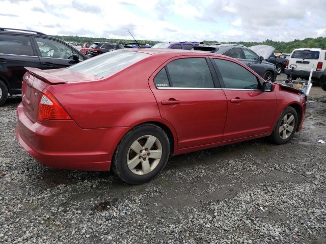 3FAHP0HA4BR159091 - 2011 FORD FUSION SE RED photo 3