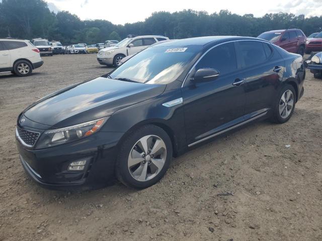 KNAGN4AD2E5073032 - 2014 KIA OPTIMA HYBRID BLACK photo 1