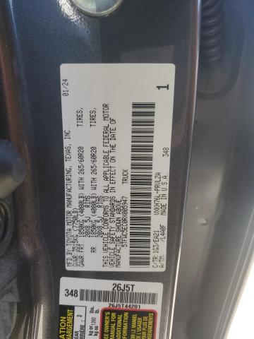 5TFWC5EC0RX005947 - 2024 TOYOTA TUNDRA CREWMAX PLATINUM Grau Foto 12