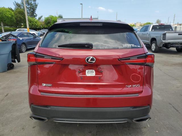 JTJYARBZ3K2151760 - 2019 LEXUS NX 300 BASE წითელი ფოტო 6
