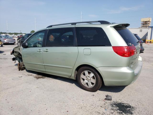 5TDZA23CX6S471620 - 2006 TOYOTA SIENNA CE GREEN photo 2