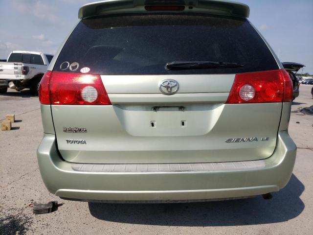 5TDZA23CX6S471620 - 2006 TOYOTA SIENNA CE GREEN photo 6