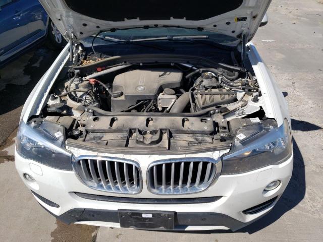 5UXWX9C5XH0T02665 - 2017 BMW X3 XDRIVE28I WHITE photo 12