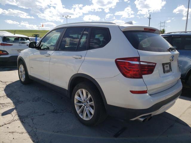 5UXWX9C5XH0T02665 - 2017 BMW X3 XDRIVE28I WHITE photo 2