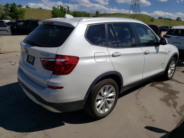 5UXWX9C5XH0T02665 - 2017 BMW X3 XDRIVE28I WHITE photo 3