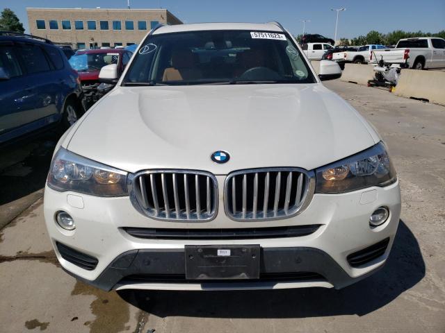 5UXWX9C5XH0T02665 - 2017 BMW X3 XDRIVE28I WHITE photo 5