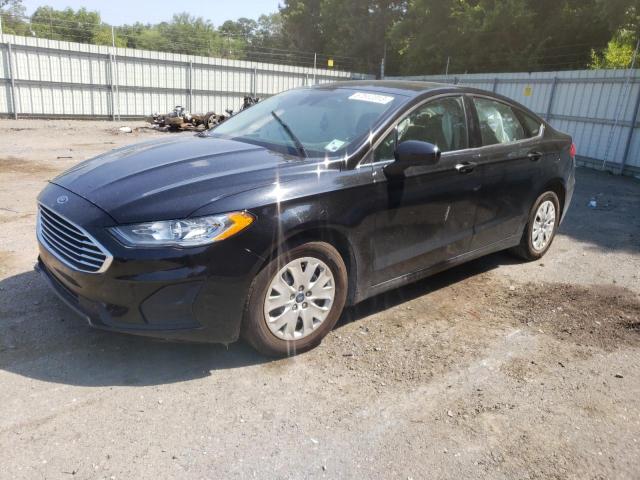 3FA6P0G74KR280670 - 2019 FORD FUSION S BLACK photo 1