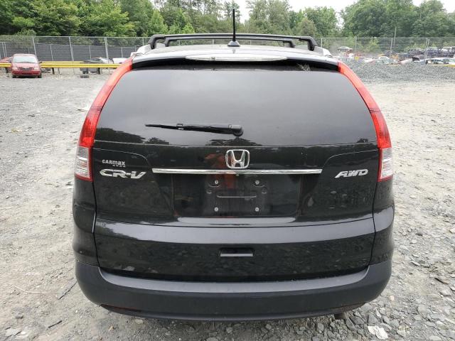 2HKRM4H72EH625076 - 2014 HONDA CR-V EXL BLACK photo 6