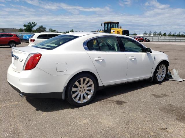 1LNHL9FT0CG804581 - 2012 LINCOLN MKS WHITE photo 3