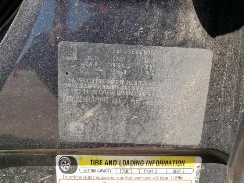 1G1ZC5EU9BF181230 - 2011 CHEVROLET MALIBU 1LT BROWN photo 12