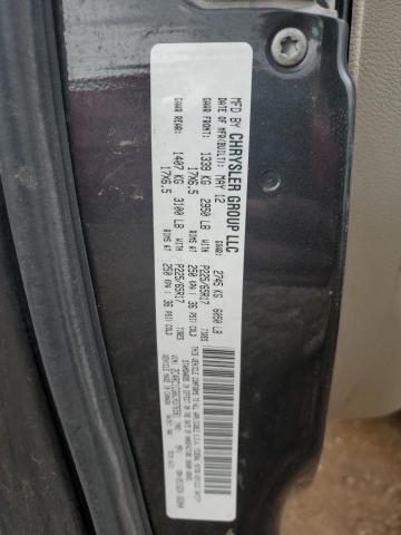 2C4RC1CG6CR376581 - 2012 CHRYSLER TOWN & COU TOURING L GRAY photo 14