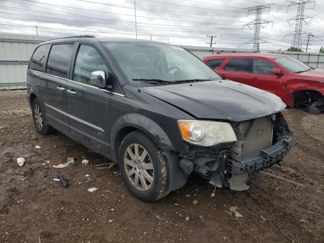 2C4RC1CG6CR376581 - 2012 CHRYSLER TOWN & COU TOURING L GRAY photo 4