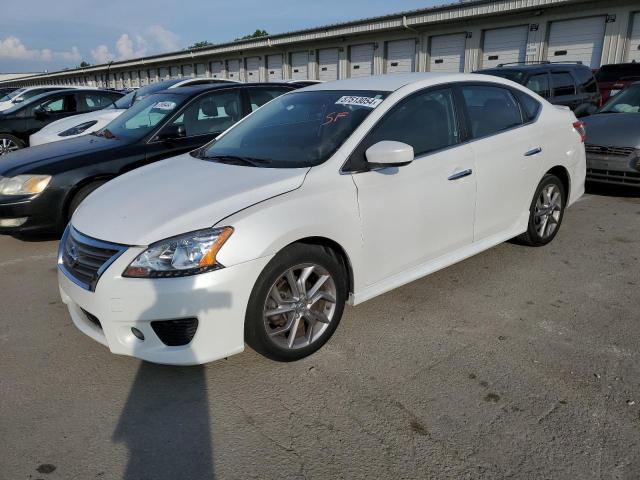 3N1AB7AP2DL783305 - 2013 NISSAN SENTRA S WHITE photo 1