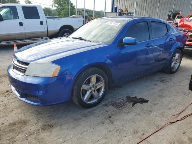 1C3CDZCB4CN312935 - 2012 DODGE AVENGER SXT BLUE photo 1