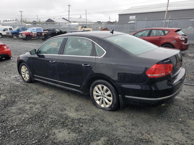 1VWAN7A37EC086546 - 2014 VOLKSWAGEN PASSAT S BLACK photo 2