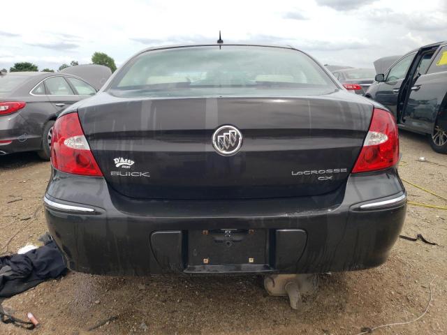 2G4WC582681129943 - 2008 BUICK LACROSSE CX BLACK photo 6