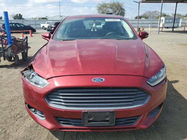 3FA6P0HD2GR384067 - 2016 FORD FUSION SE RED photo 5