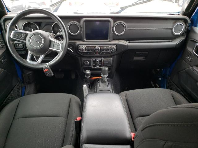 1C4JJXP68MW807776 - 2021 JEEP WRANGLER U SAHARA 4XE BLUE photo 8