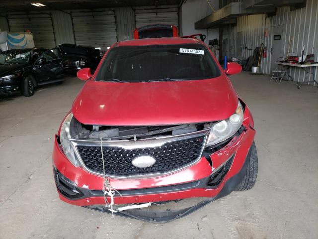 KNDPB3AC9E7560827 - 2014 KIA SPORTAGE BASE RED photo 5