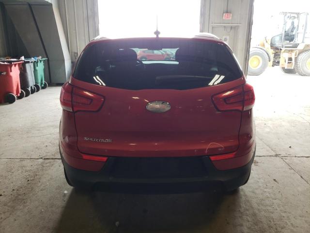 KNDPB3AC9E7560827 - 2014 KIA SPORTAGE BASE RED photo 6