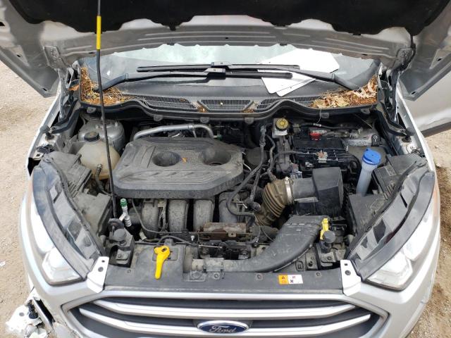 MAJ6S3GL5KC262285 - 2019 FORD ECOSPORT SE SILVER photo 12