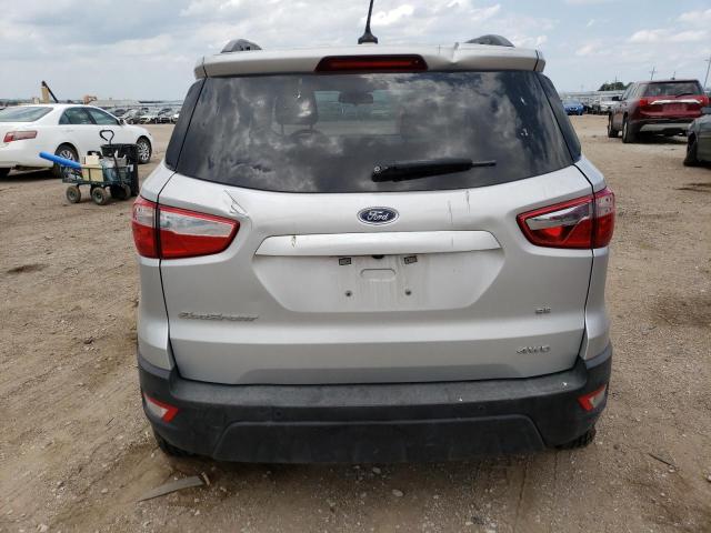 MAJ6S3GL5KC262285 - 2019 FORD ECOSPORT SE Plata foto 6