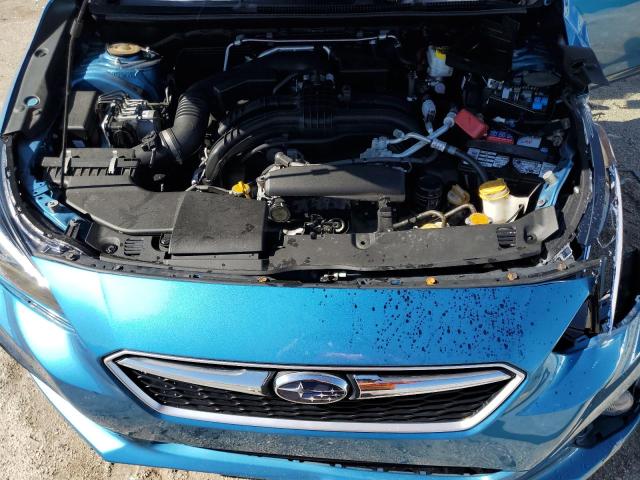 4S3GTAD67K3732301 - 2019 SUBARU IMPREZA PREMIUM BLUE photo 11