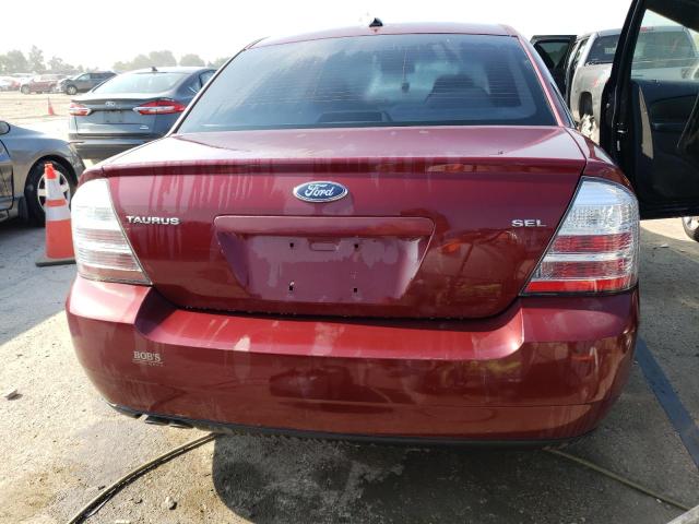 1FAHP24W28G167557 - 2008 FORD TAURUS SEL MAROON photo 6