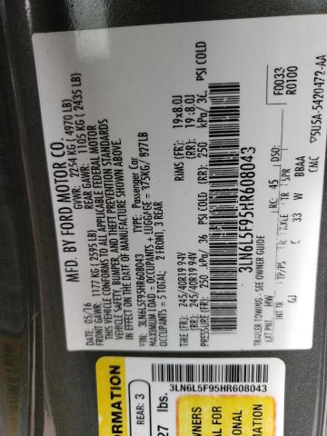 3LN6L5F95HR608043 - 2017 LINCOLN MKZ RESERVE GRAY photo 12