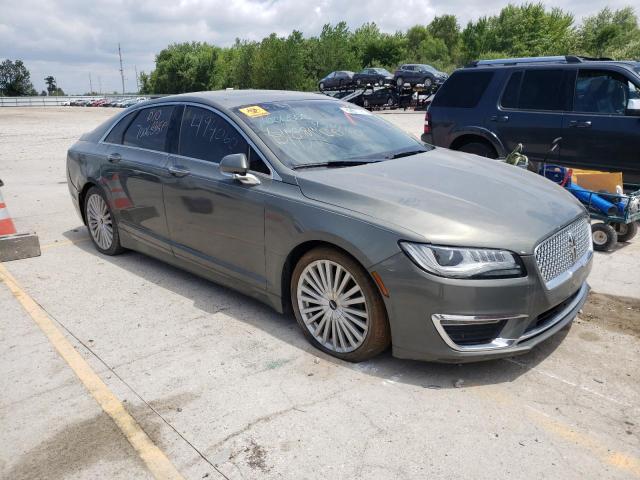 3LN6L5F95HR608043 - 2017 LINCOLN MKZ RESERVE GRAY photo 4