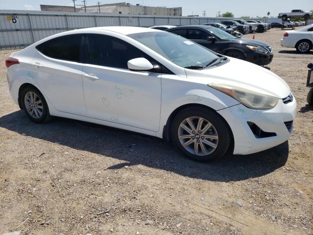 5NPDH4AE4EH517369 - 2014 HYUNDAI ELANTRA SE WHITE photo 4