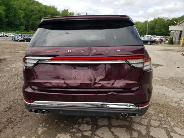 5LM5J7XC3NGL18018 - 2022 LINCOLN AVIATOR RESERVE BURGUNDY photo 6