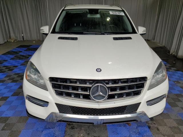 4JGDA5HB3CA057918 - 2012 MERCEDES-BENZ ML 350 4MATIC WHITE photo 5