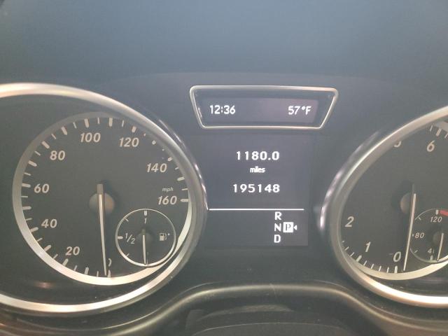 4JGDA5HB3CA057918 - 2012 MERCEDES-BENZ ML 350 4MATIC WHITE photo 9