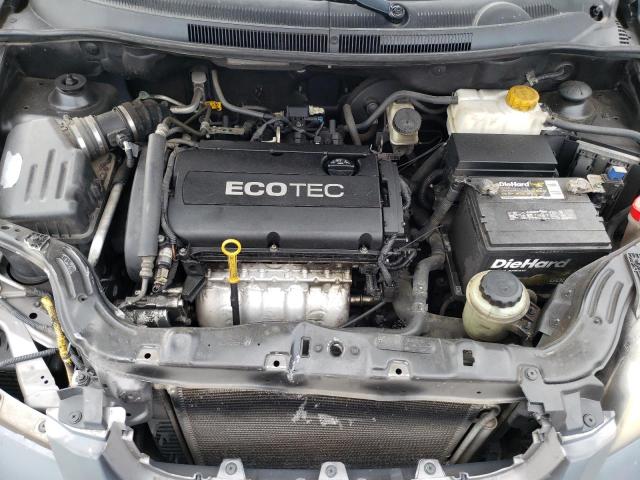 KL1TD56E59B641896 - 2009 CHEVROLET AVEO LS ნაცრისფერი ფოტო 11
