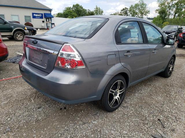 KL1TD56E59B641896 - 2009 CHEVROLET AVEO LS ნაცრისფერი ფოტო 3