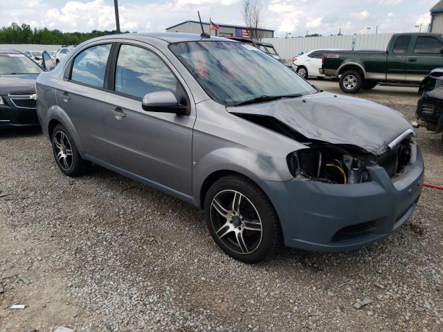 KL1TD56E59B641896 - 2009 CHEVROLET AVEO LS ნაცრისფერი ფოტო 4