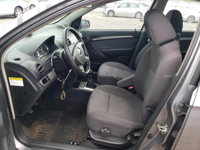 KL1TD56E59B641896 - 2009 CHEVROLET AVEO LS ნაცრისფერი ფოტო 7