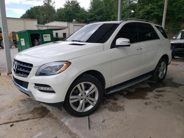 4JGDA5HB2DA151774 - 2013 MERCEDES-BENZ ML 350 4MATIC WHITE photo 1