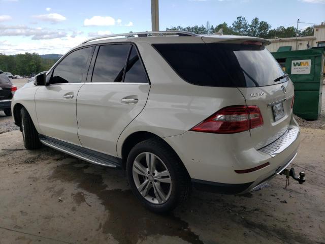 4JGDA5HB2DA151774 - 2013 MERCEDES-BENZ ML 350 4MATIC WHITE photo 2