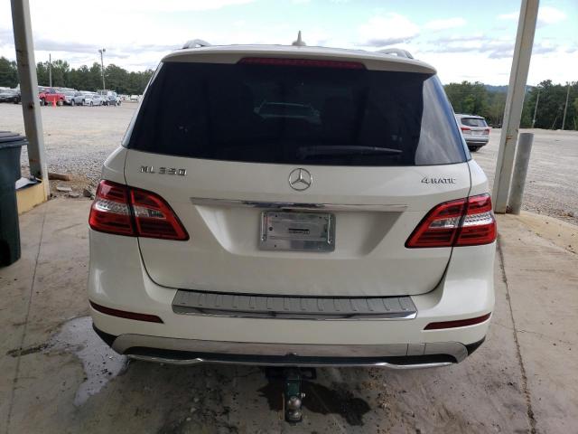 4JGDA5HB2DA151774 - 2013 MERCEDES-BENZ ML 350 4MATIC WHITE photo 6