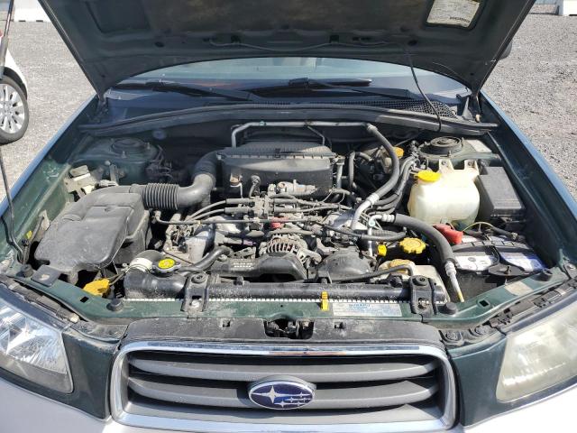 JF1SG65623H713658 - 2003 SUBARU FORESTER 2.5XS მწვანე ფოტო 12